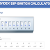 Website keren buat covert Binary to Decimal DIP-SWITCH CALCULATOR 