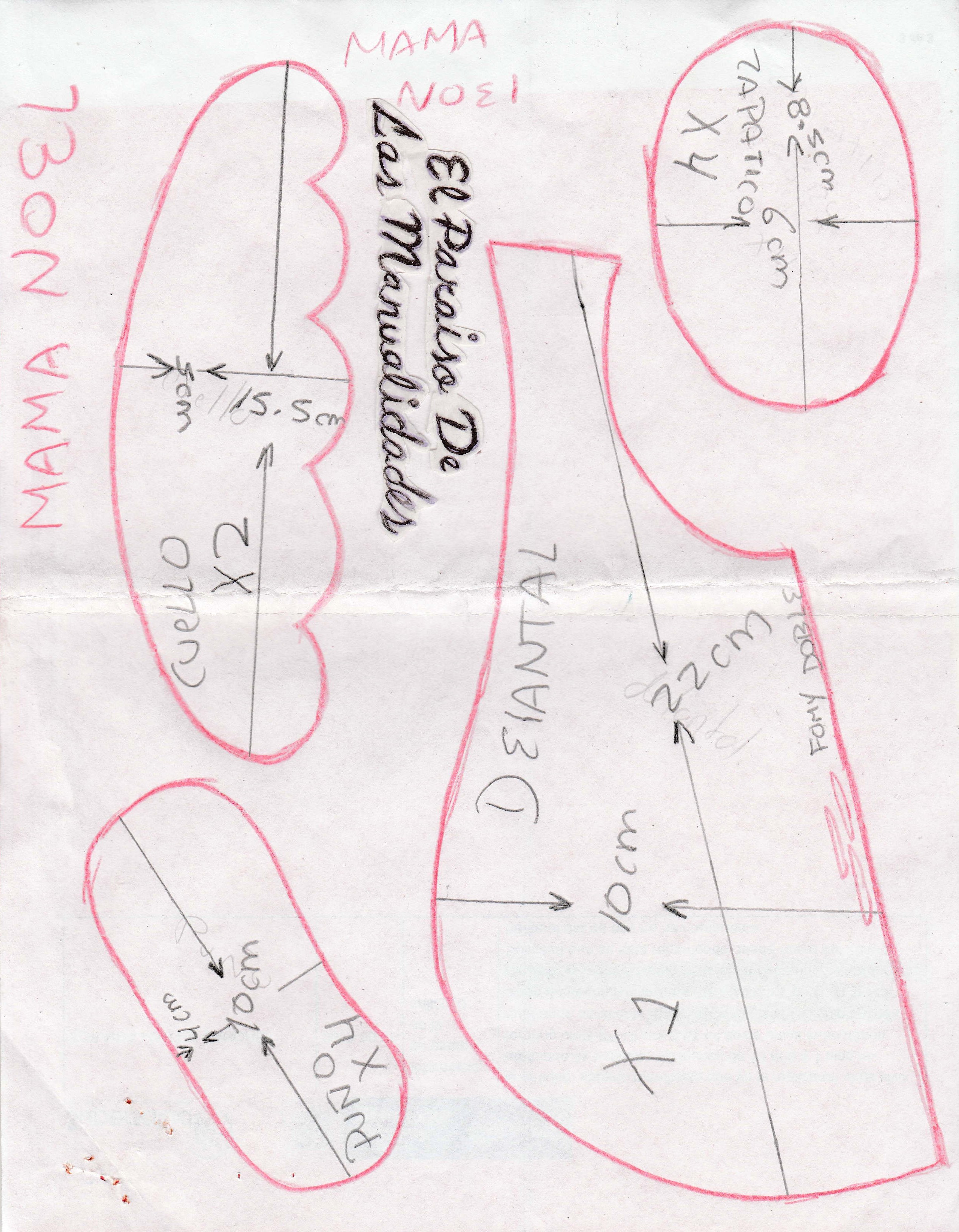 MOLDES DEL INDIVIDAL DE MAMA NOEL (Pagina 2 de 3)