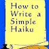 Writer's tutorial entry: Haiku and how we write it