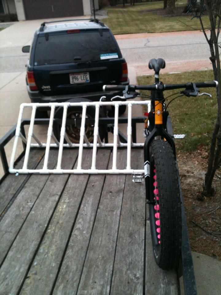 pvc bike rack plans