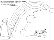 Dibujos para colorear. Arca de Noé