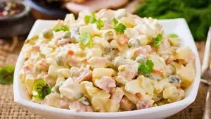 Russian salad recipe - simple Russian Salad recipe