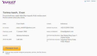 Cara Membuat Email Baru di Yahoo! Indonesia Terbaru 2013