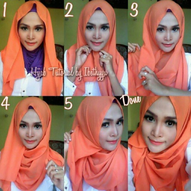 Kumpulan Cara Memakai Hijab Modern Yang Sederhana