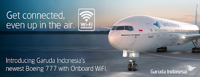 Garuda akan beri layanan akses WiFi di atas pesawat
