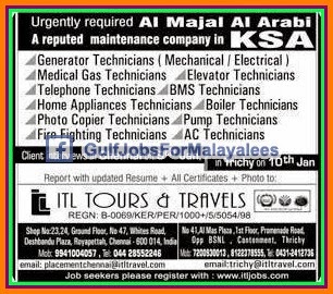 Maintenance Company Jobs for KSA