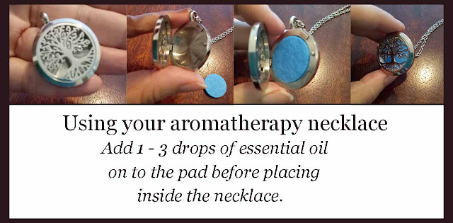 how to use your aromatherapy necklace