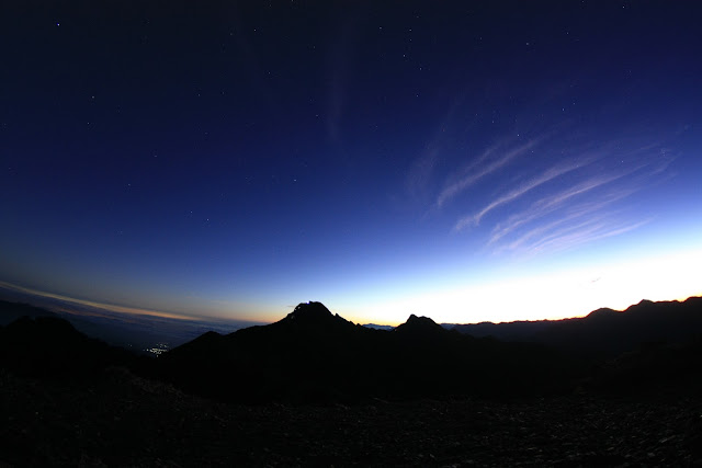 玉山群峰後四峰的門神，玉山三叉峰