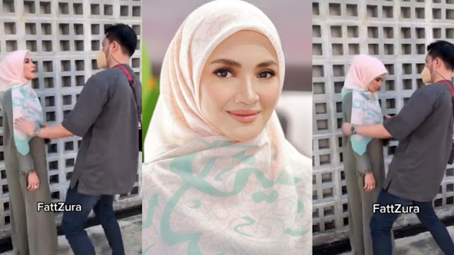 “Nak suami camni”- Rilek Fattah Amin ‘betulkan’ tudung Fazura dipuji ramai