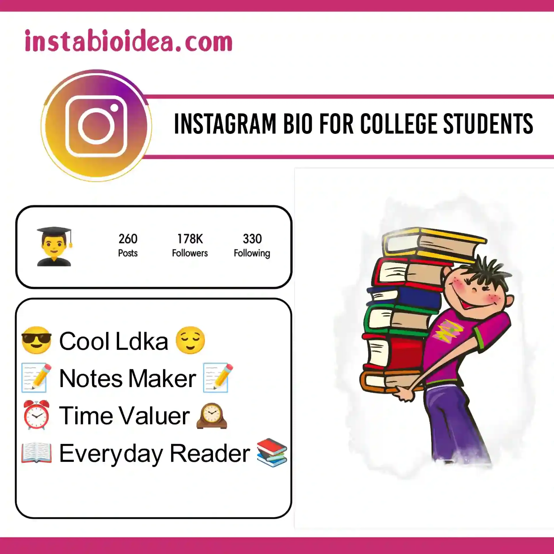 instagram bio for students 2 image