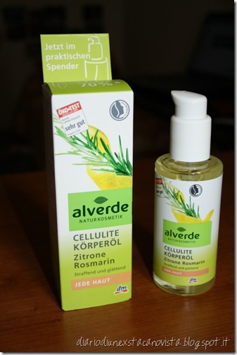 alverde olio anti cellulite