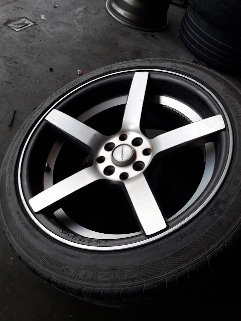 Sport Rim Vossen Pecah - Tayar Masuk Lopak!