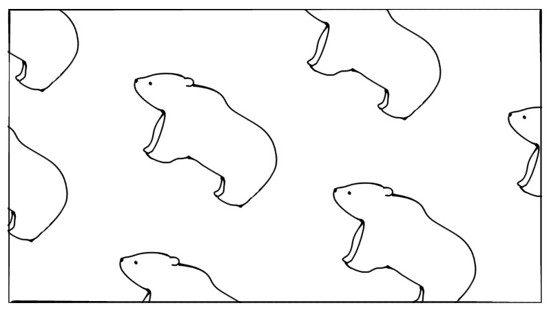 簡単なシロクマのイラストの描き方 遠北ほのかのイラストサイト