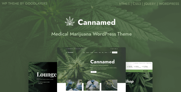 Cannabis & Marijuana WordPress Template 