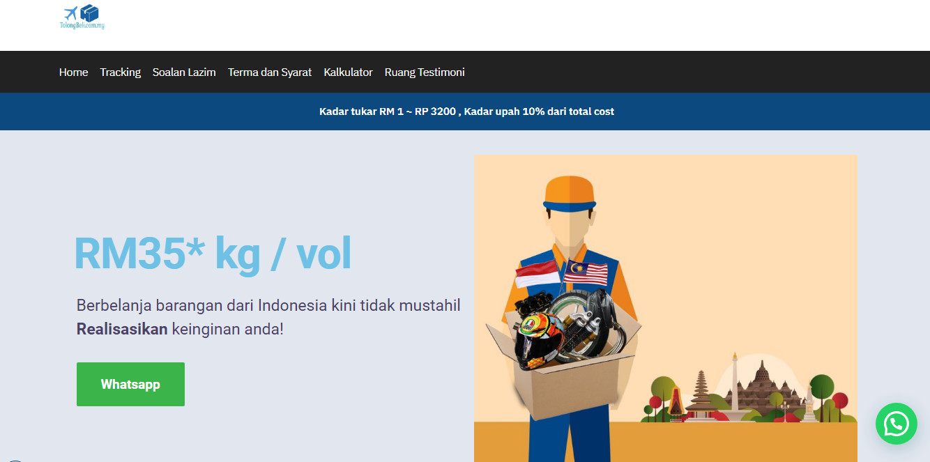 Tolong Beli | Servis Beli Barang Online Dari Indonesia Ke Malaysia