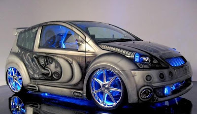 Cool inside inside cars Airbrush Modification