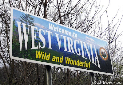 west virginia wild and wonderful, kentucky unbridled spirit, state sign