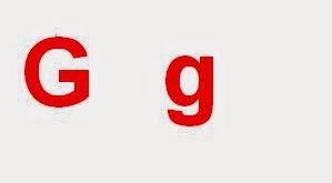 الحرف G la lettre g