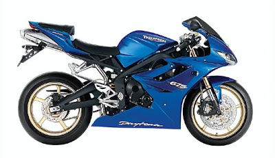 2011 Triumph Daytona 675 Caspian Blue Edition