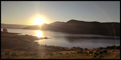 Deer Creek Reservoir Sunrise from the Deer Creek Dam Trail