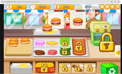 burger shop adalah game simulasi bisnis pemilik restoran burger