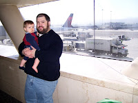 Jeremy and Billy in San Francisco Airport