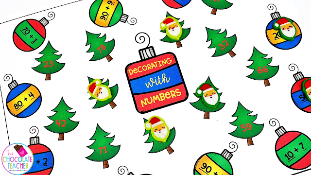 Make a game out of learning with this fun Christmas Math Number game students can play individually or with a partner.