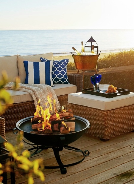 Fire Pit Ideas for the Patio Porch and Backyard Beach Bonfire Like