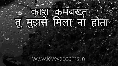 Love Poem in hindi