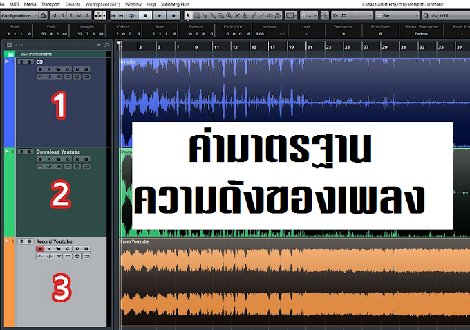 ค่ามาตรฐานความดังของเพลง(LUFS) จำกัดความดังไว้ที่เท่าไร