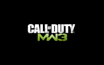 MW3 Wallpaper Simple Text in Black Background