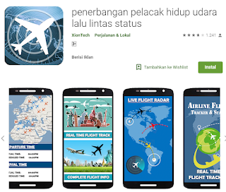 Aplikasi Pemantau Rute Penerbangan Secara real-Time di Android