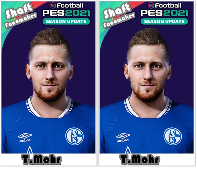 Tobias Mohr Face For eFootball PES 2021