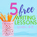 5 Free and Interactive Writing Lessons for Grades 4-8