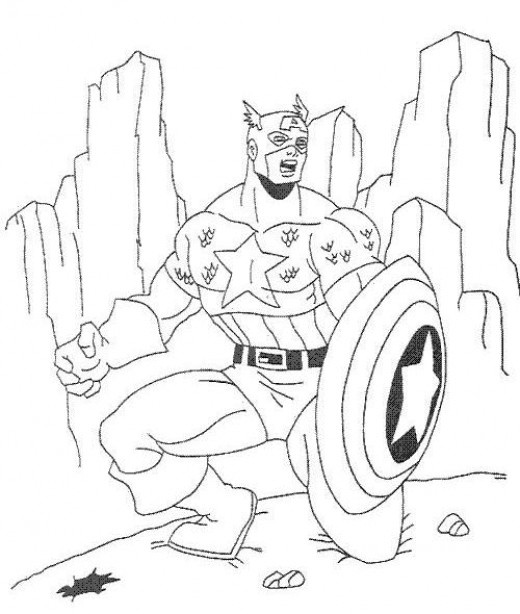 great avengers coloring pages