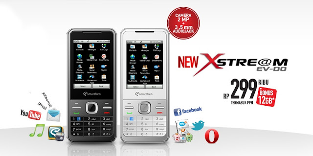 Smartfren Xstream E781A, Handphone CDMA Bisa Buat Modem