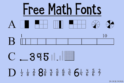 Math Helpers for Homeschoolers with Free Printables from In Our Pond