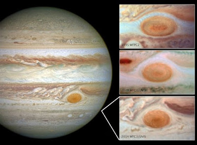 Tanda Kimia Air Ditemukan di Bawah Bintik Merah Besar Jupiter
