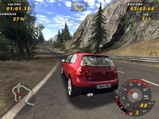 Volkswagen GTI Racing Game Screenshots