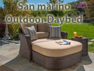 San Marino Outdoor Daybeds, Wicker Outdoor Daybeds, Outdoor Patio Daybeds, Outdoor Daybeds, Wicker Daybeds, 