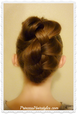 Easy way to create a braided #fauxhawk #updo