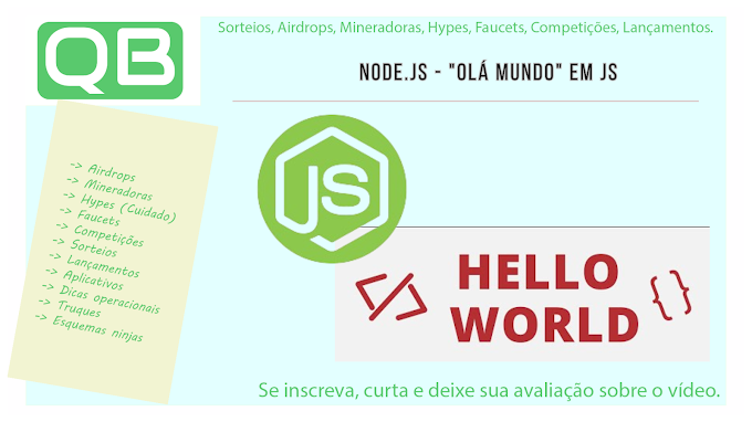 Node.js - "Olá Mundo" em JS