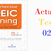 Listening Comprehensive TOEIC Training - Actual Test 02