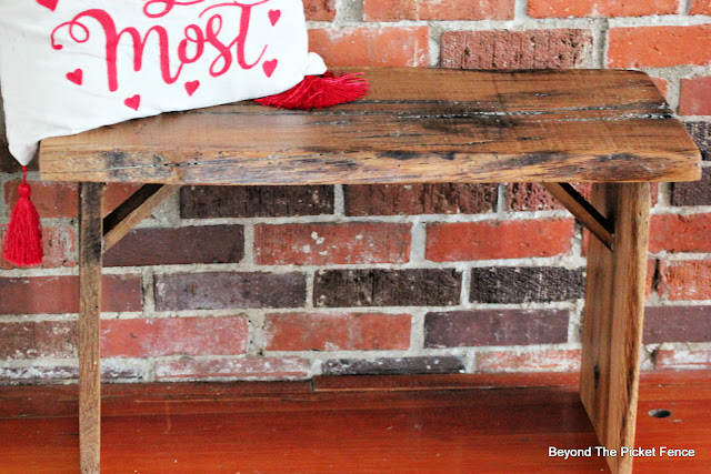 Rustic Reclaimed Live Edge Bench