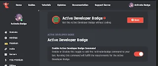 Cara Mendapatkan Active Developer Badge Discord