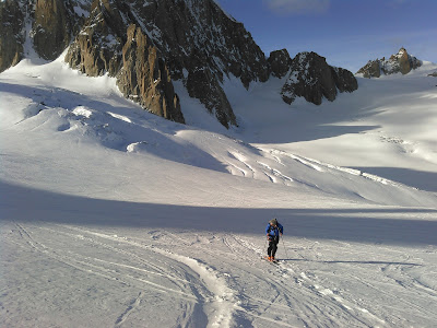 Ski-de-randonnée à la combe Maudite Massif du Mont-Blanc Manu RUIZ