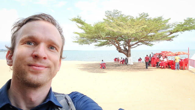 Me at the hippo lake