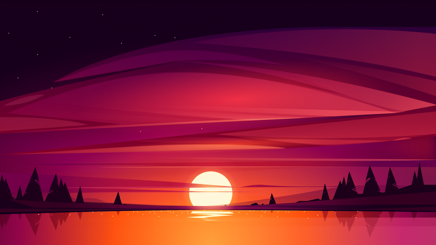 Background Wallpaper 4K for PC - Sunset