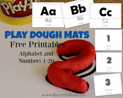 http://www.abountifullove.com/2016/02/alphabet-and-numbers-play-dough-mats.html