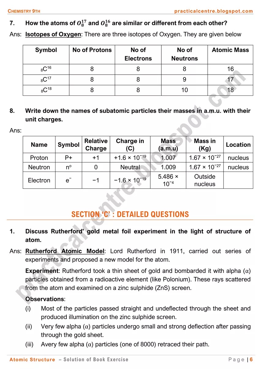 atomic-structure-solution-of-text-book-exercise-6